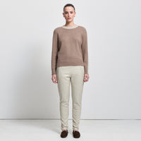 Frankie Jogger Pant - Porcelain Leather
