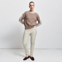 Frankie Jogger Pant - Porcelain Leather