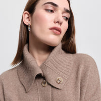 Simona Knit Cardigan- Toblerone